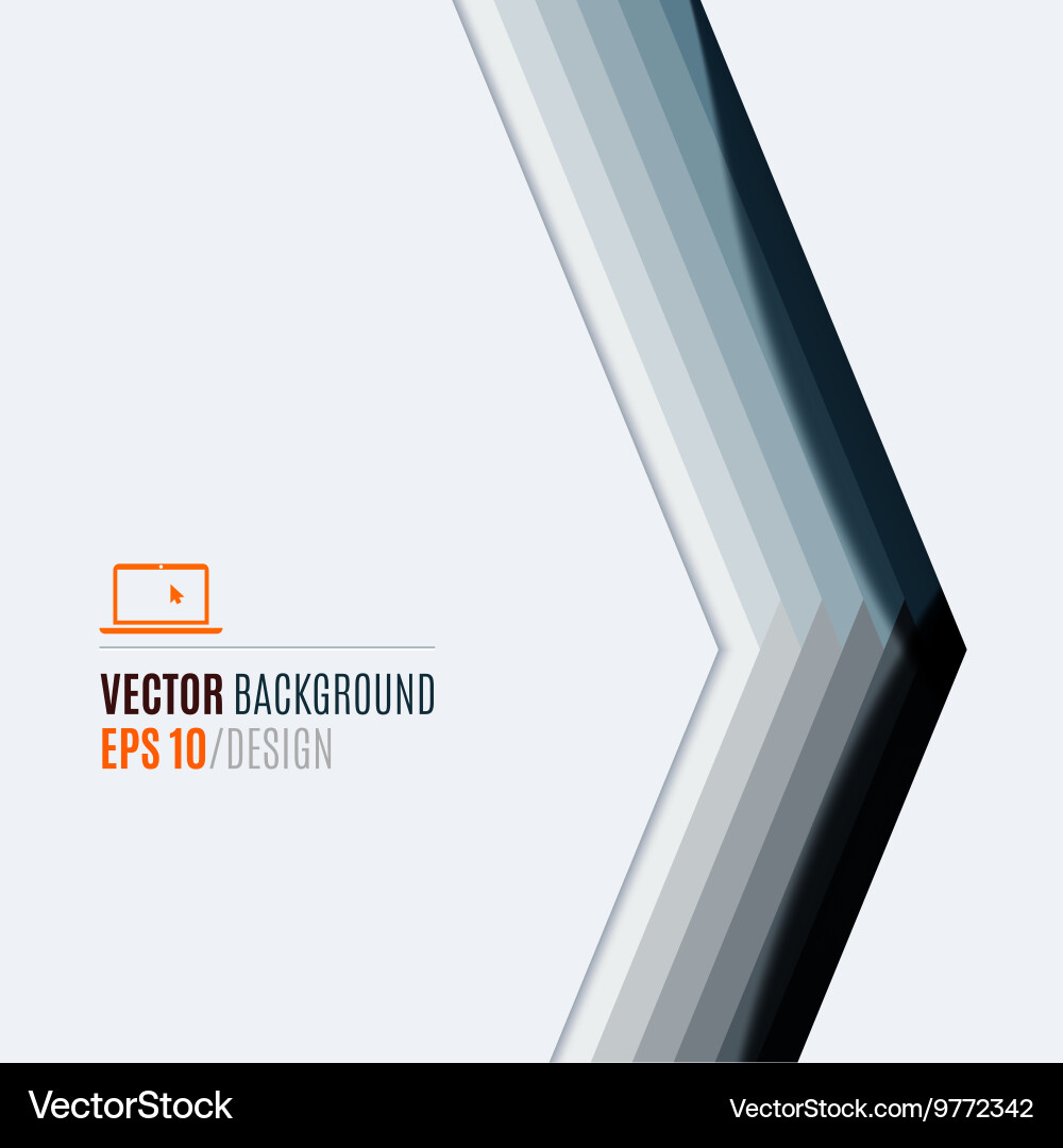 Design elements - abstract arrow Vector Image