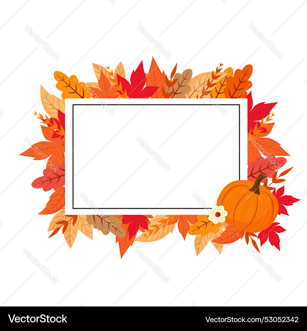 Frame with copy space for text design template Vector Image