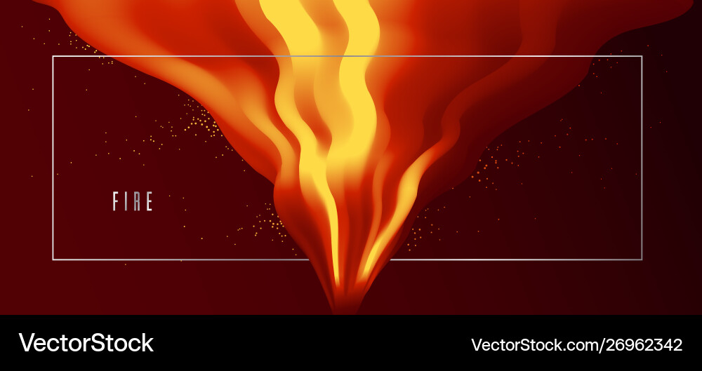 Gradient color 3d volcano fluid shape abstract Gradient color 3d volcano fluid shape abstract vector image