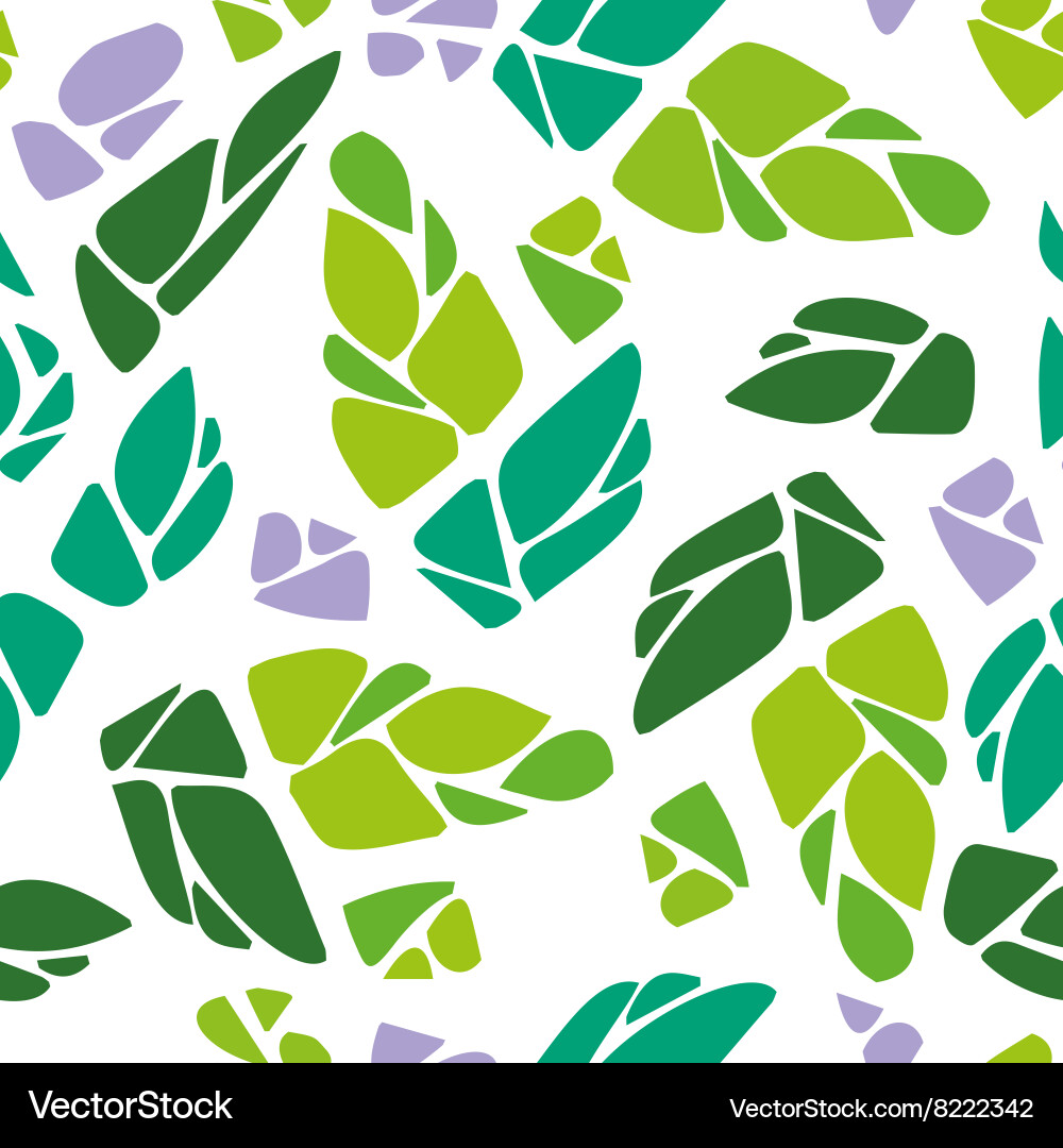Hops Cone Pattern vector image