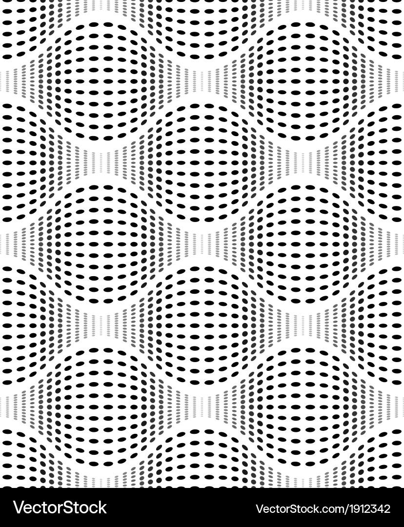 Iridescent texture with oval dots seamless pattern vector image