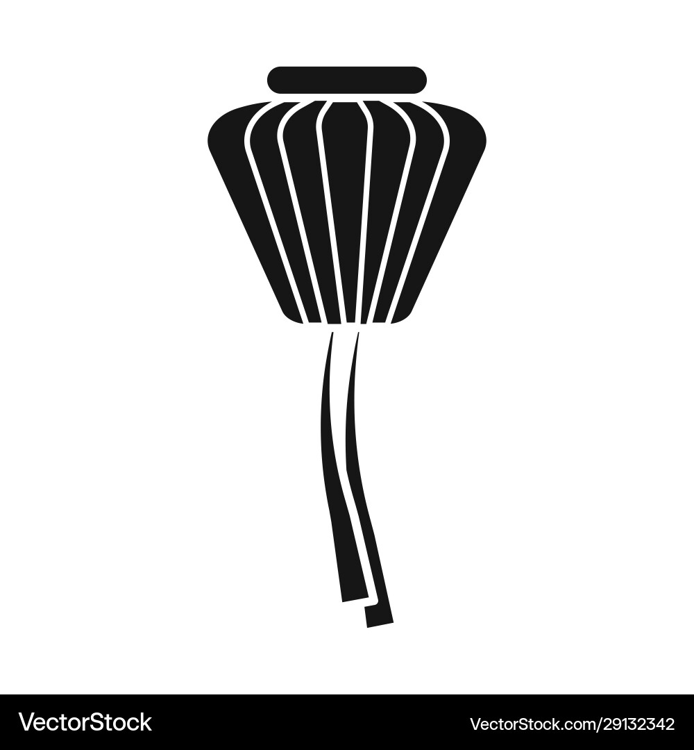 Isolated object lantern and paper symbol Vector Image