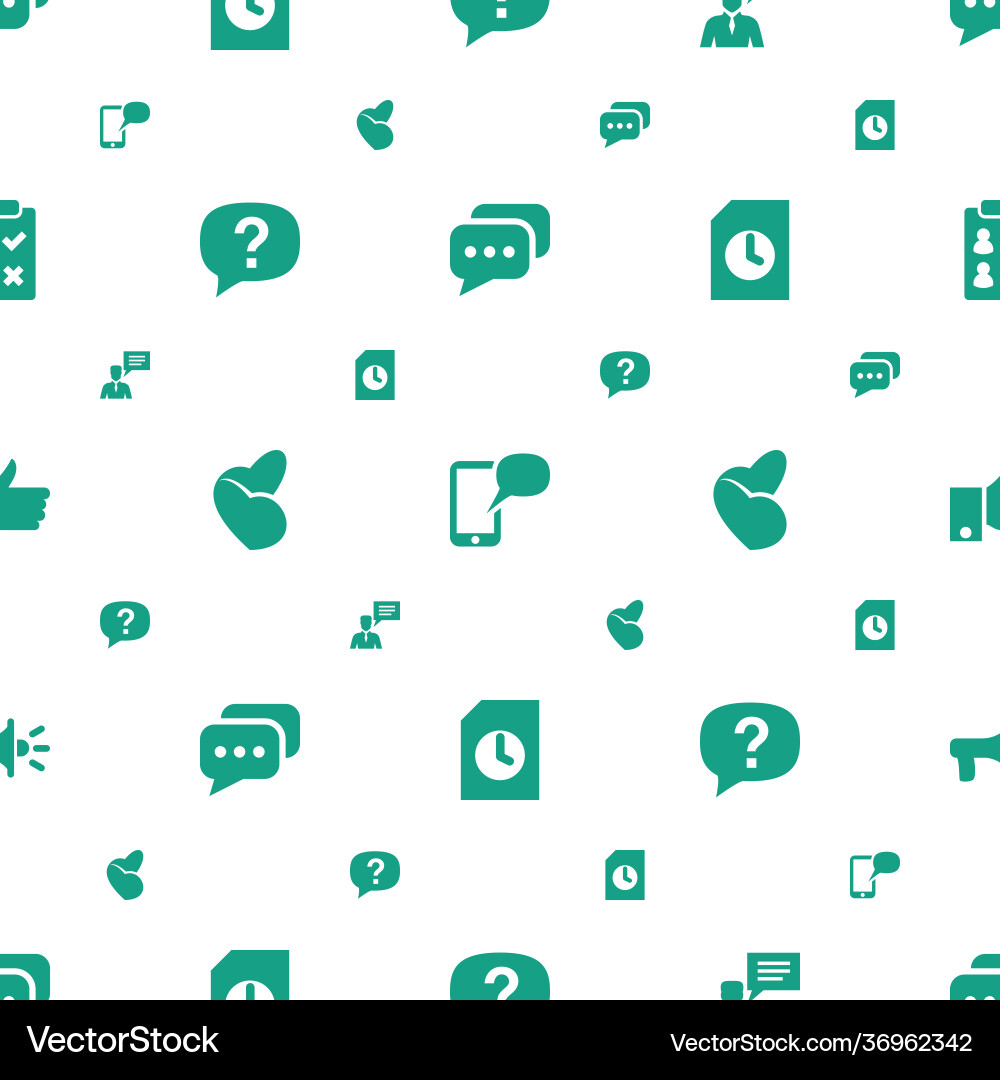 Message icons pattern seamless white background Vector Image