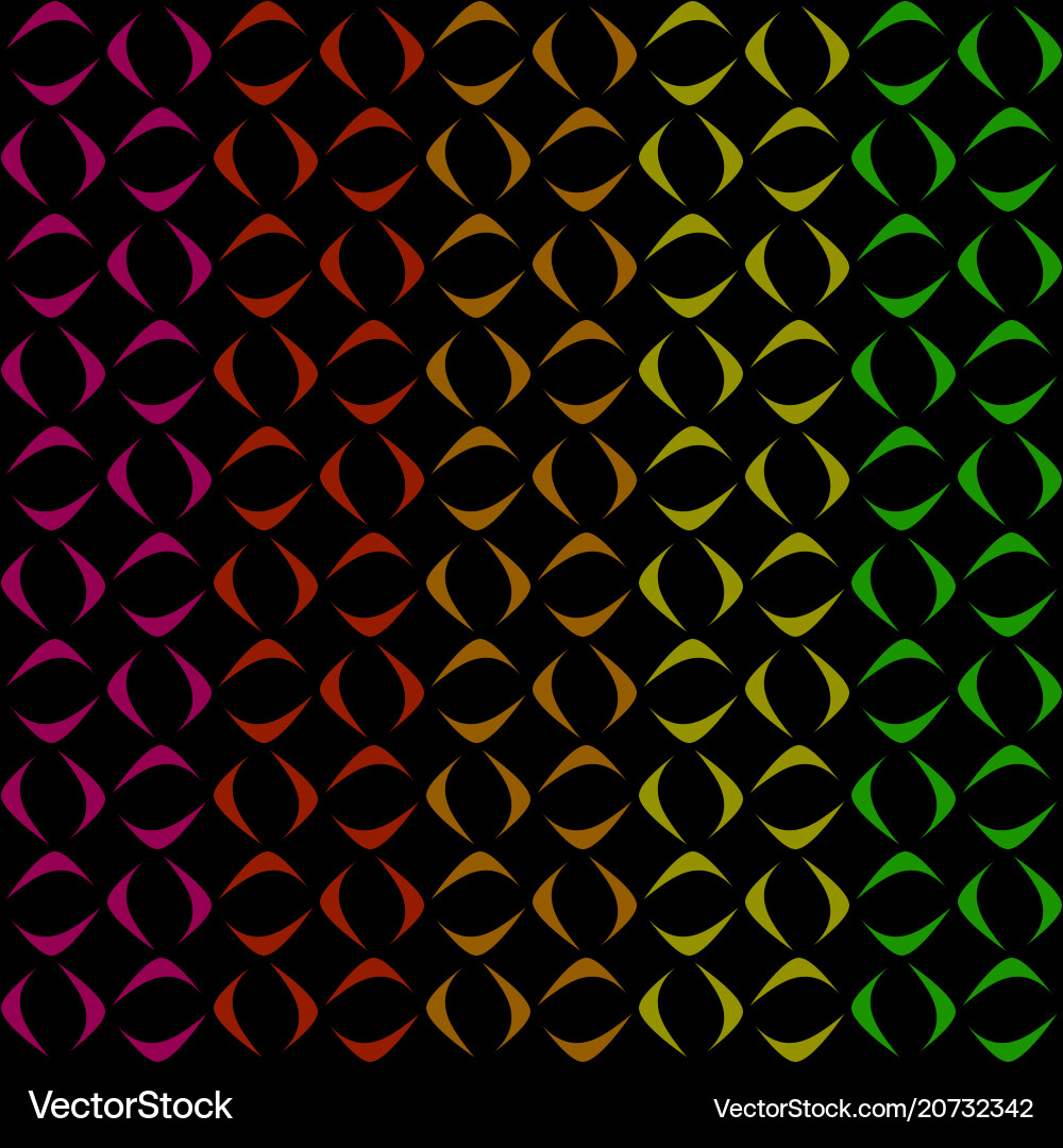 Pattern from schematic multicolored objects Pattern from schematic multicolored objects vector image