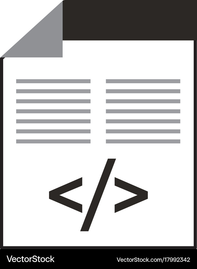 Programmierfenster mit Skript der Kodierung von Daten vektorbild