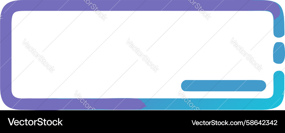 Rounded Gradient Frame Vector Image