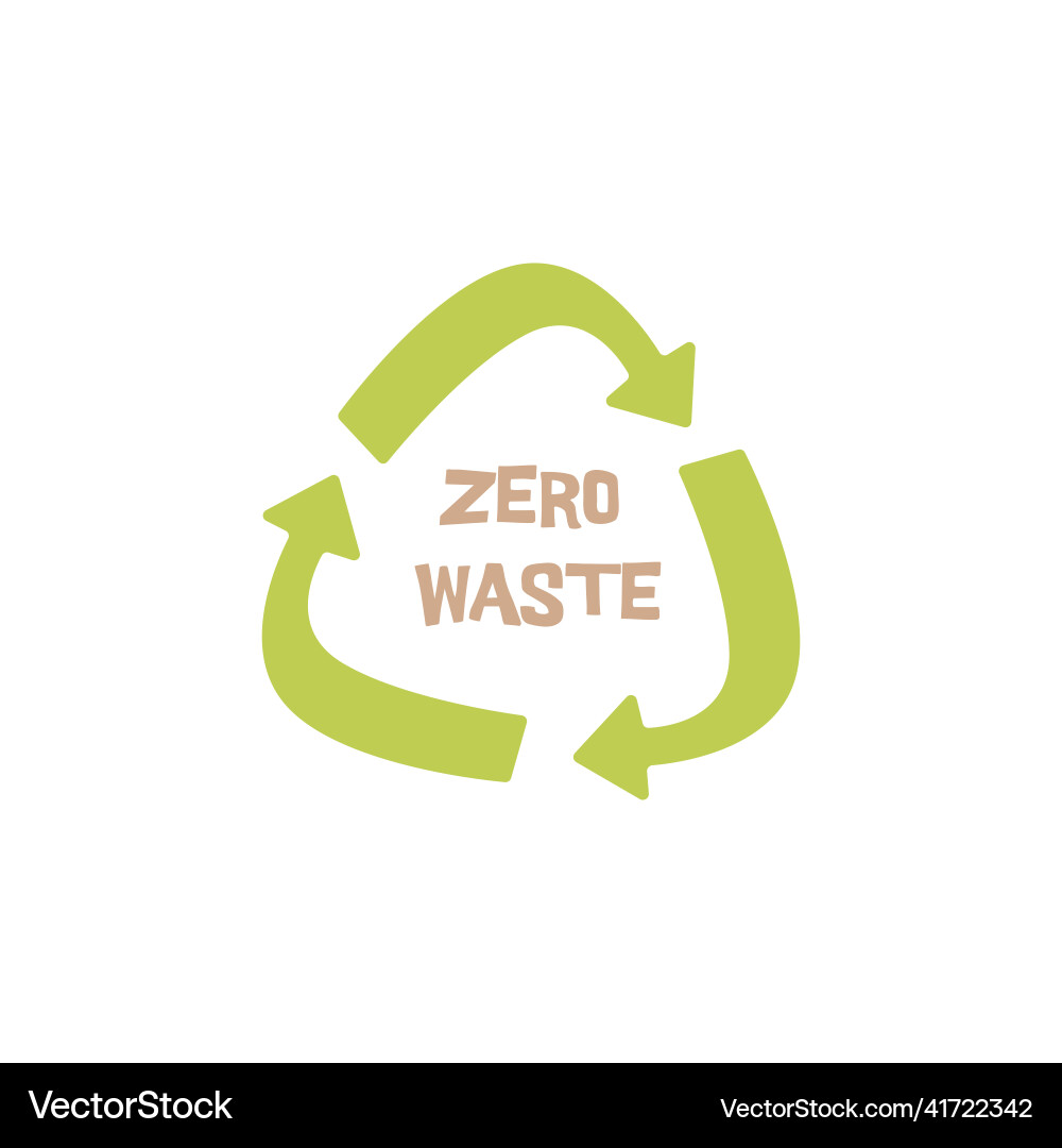 Three circular arrows shape of a triangle Vector Image