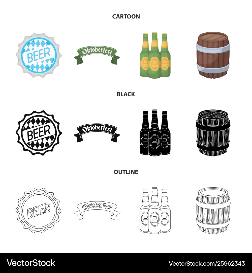 Isolated object minimal and pint sign set Vector Image