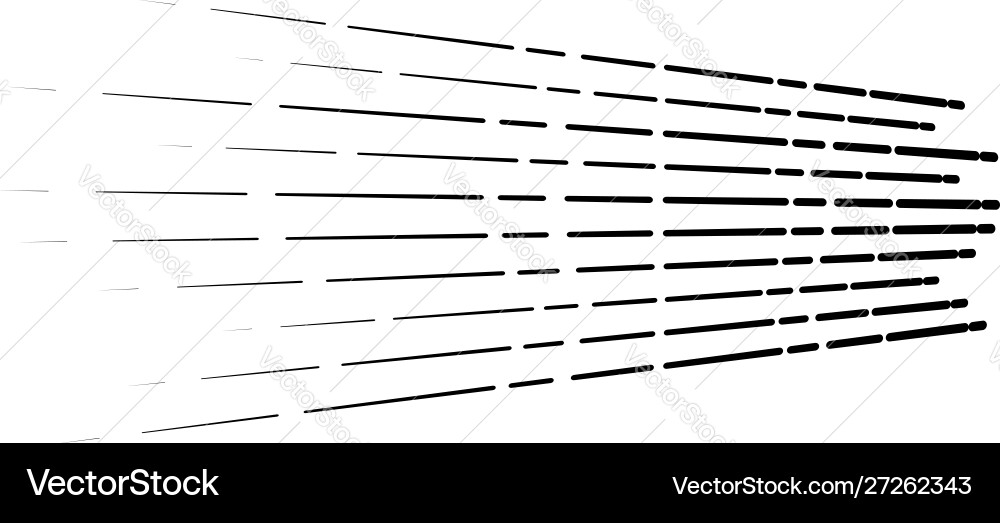 Random 3d dashed lines in perspective segmented Random 3d dashed lines in perspective segmented vector image