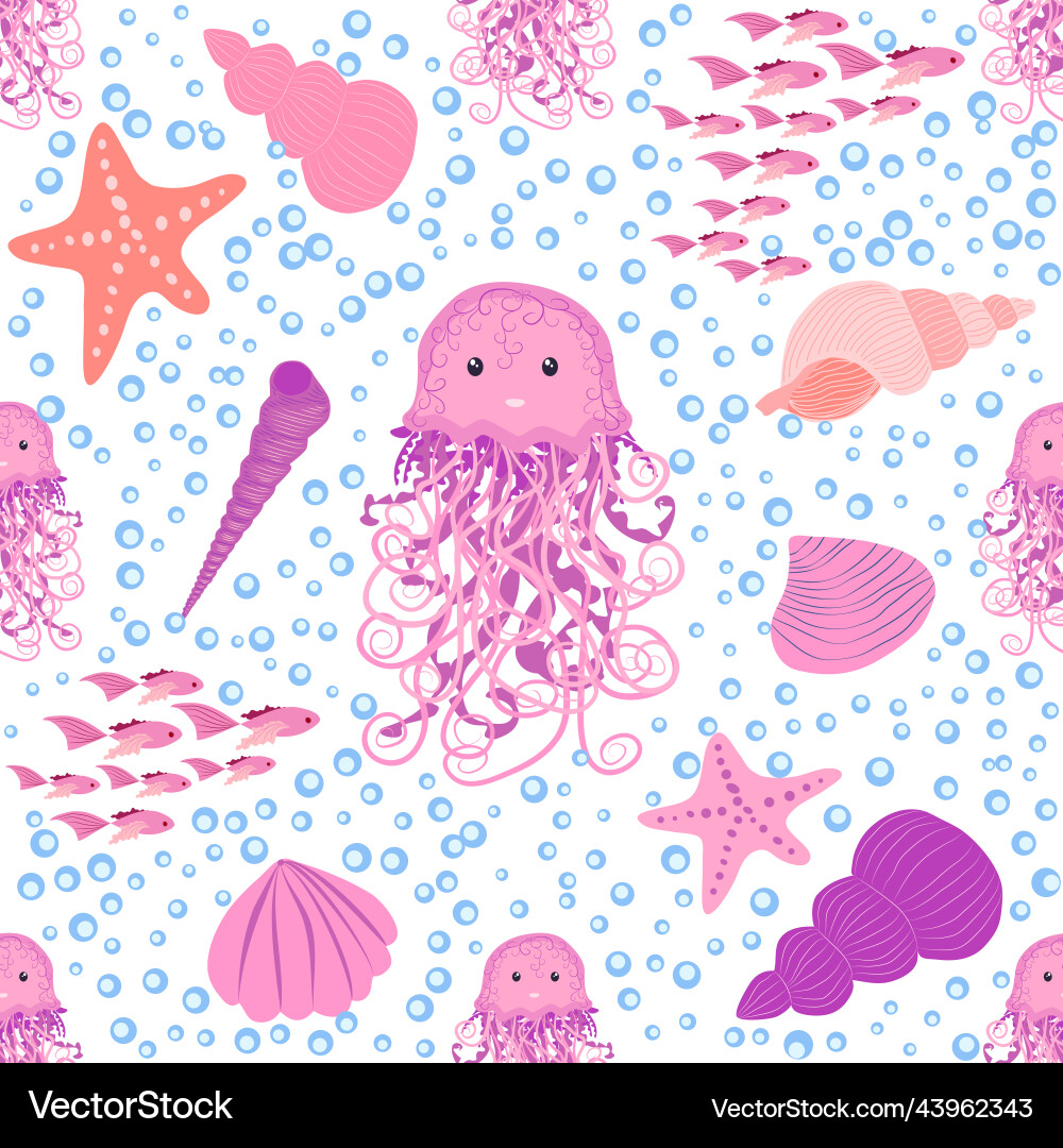 Seamless pattern with detailed transparent Seamless pattern with detailed transparent vector image