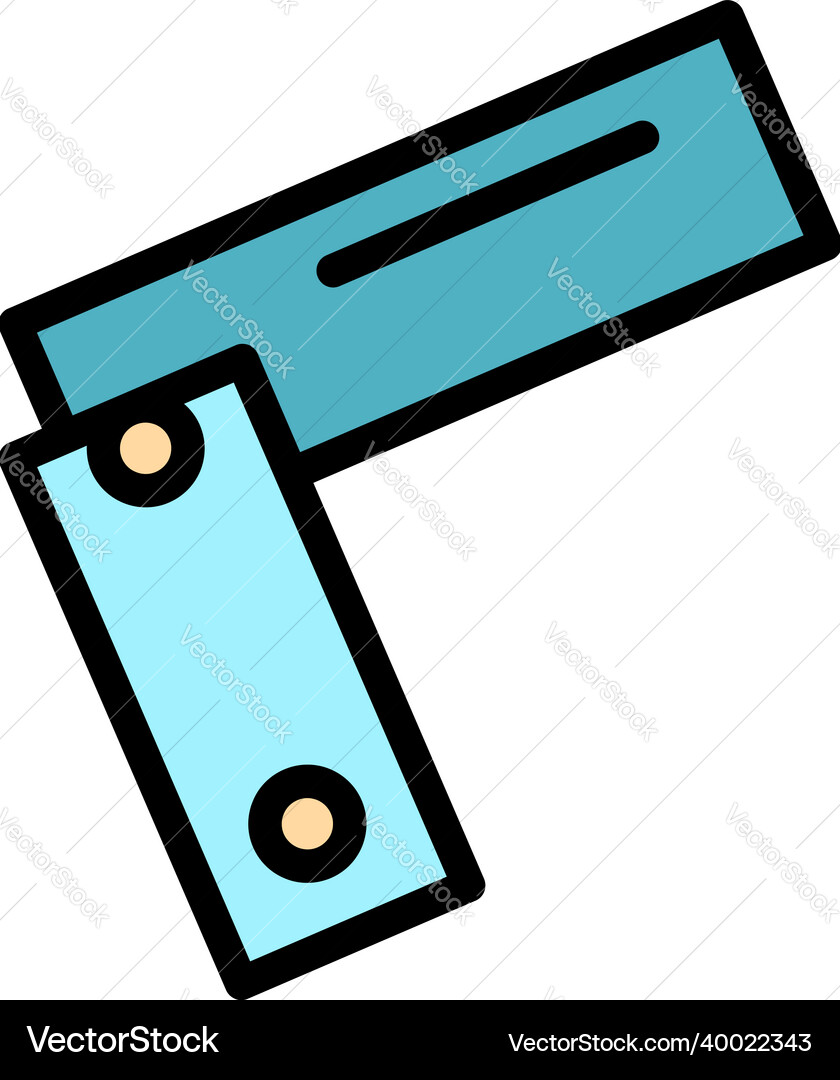 Try square icon color outline Try square icon color outline vector image