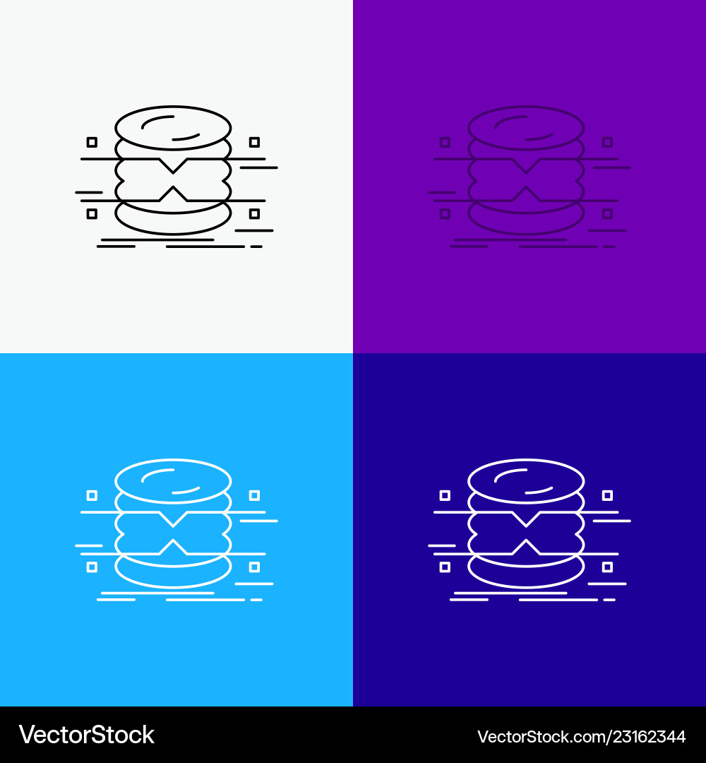 Database data architecture infographics Database data architecture infographics vector image