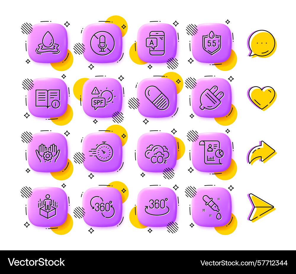 Full rotation capsule pill and ab testing line Full rotation capsule pill and ab testing line vector image