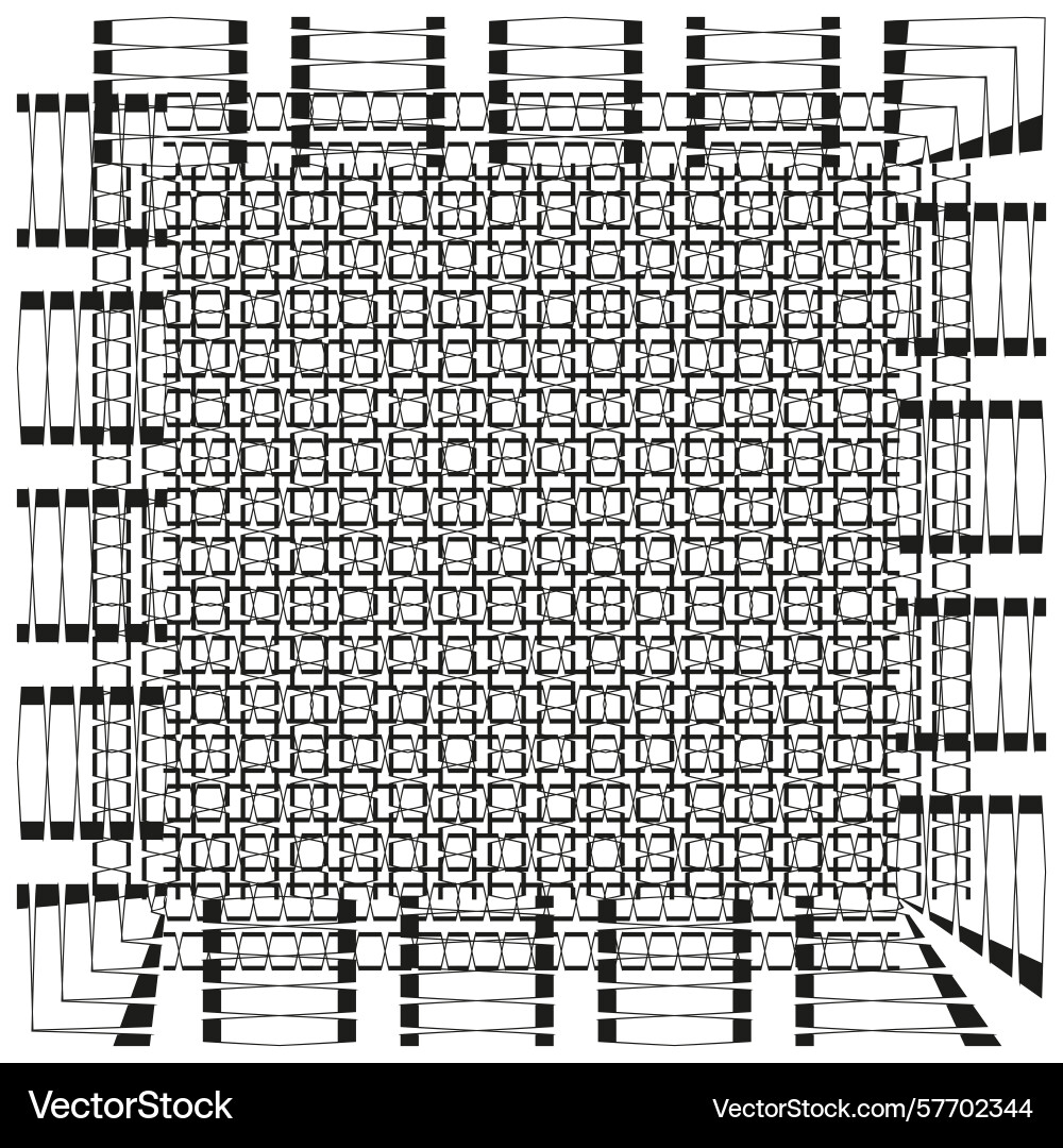 Geometric square pattern abstract grid lines Geometric square pattern abstract grid lines vector image