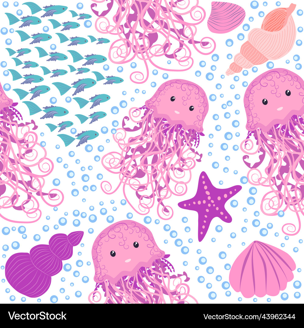 Seamless pattern with detailed transparent Seamless pattern with detailed transparent vector image