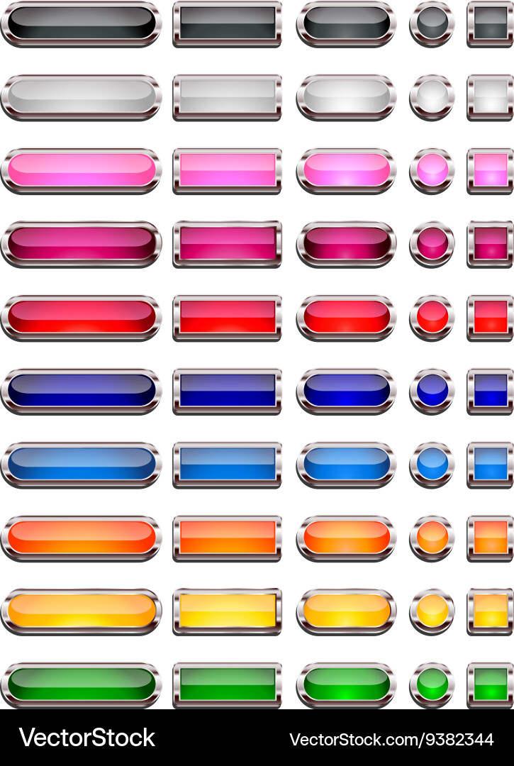 Set of button icon Vector Image