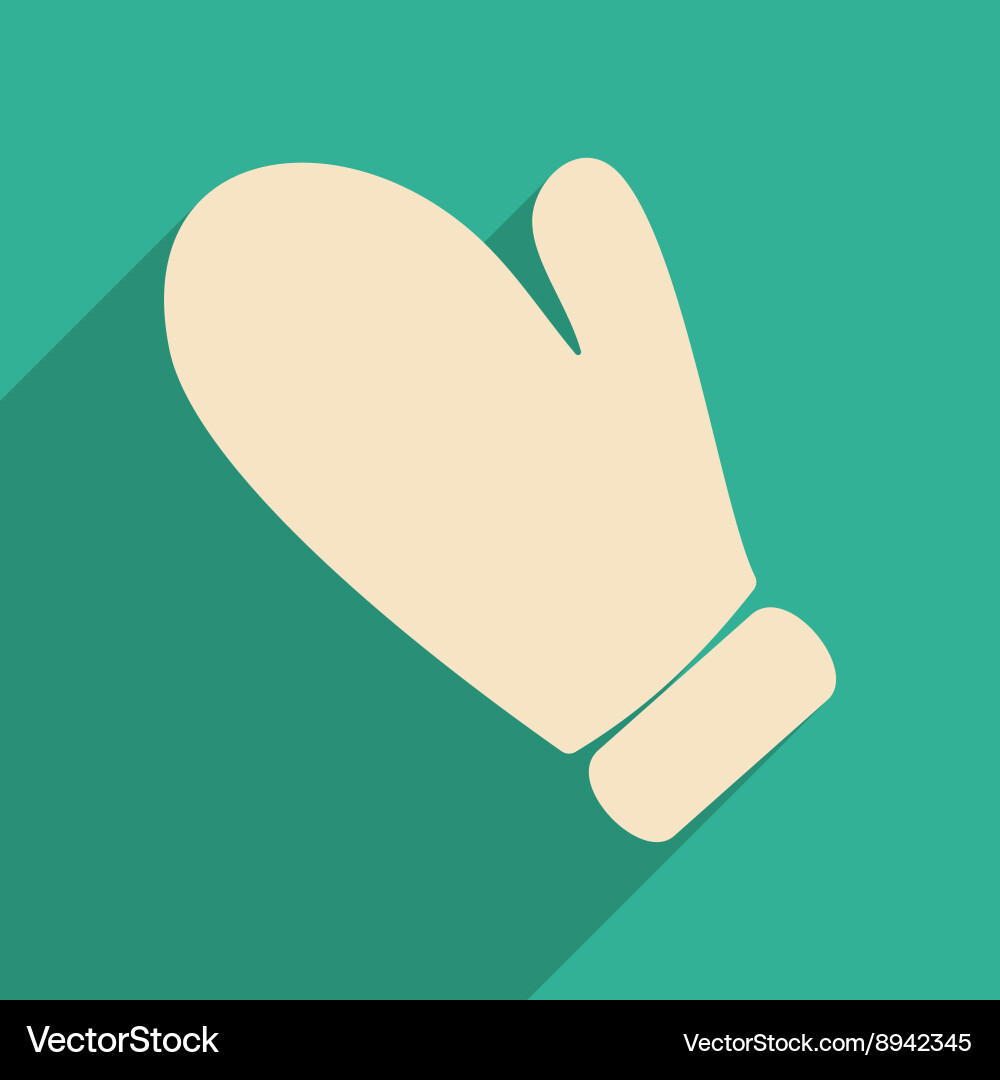 Flat with shadow icon and mobile application Vector Image