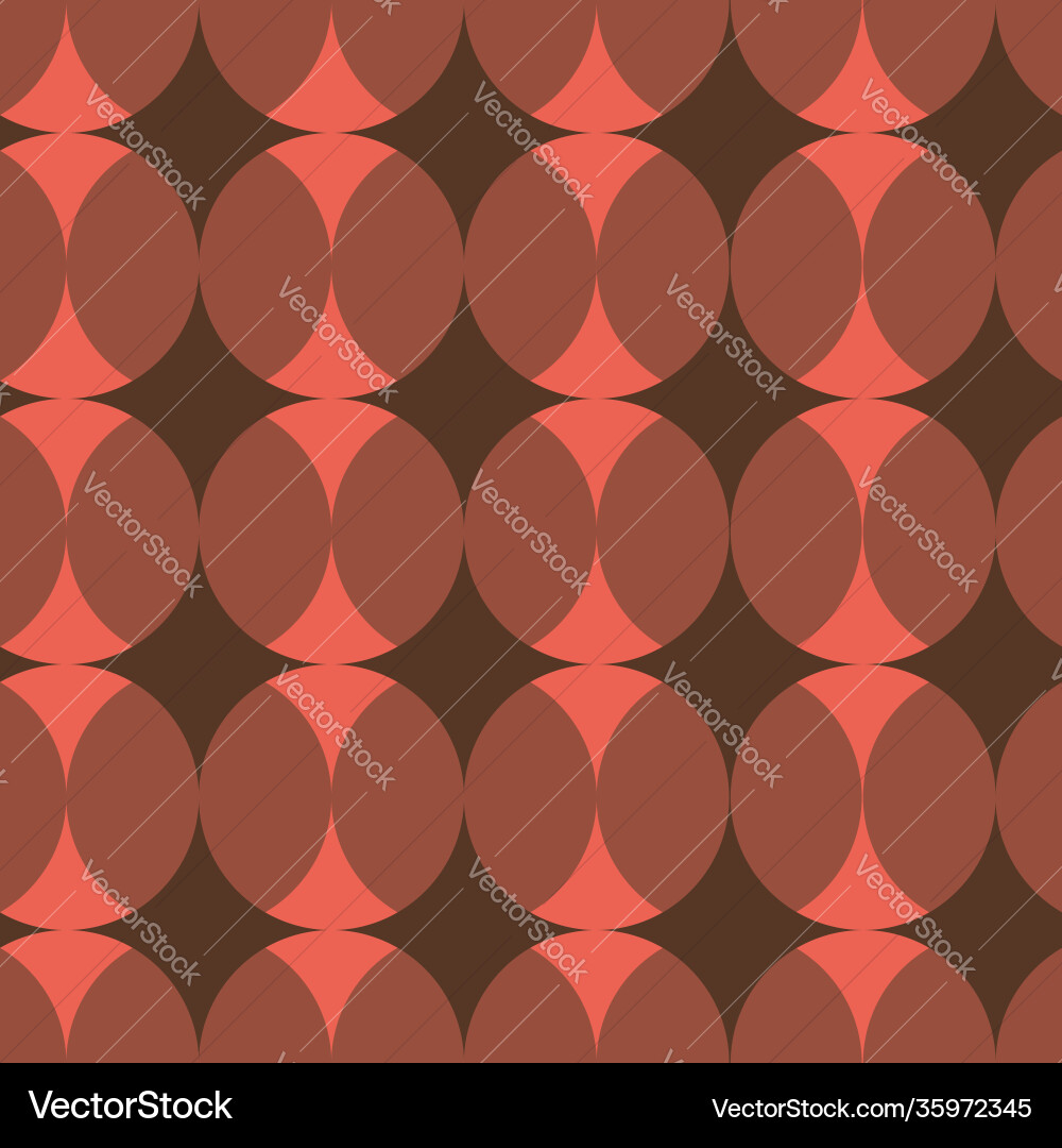 Warm retro colors seamless repeat pattern Warm retro colors seamless repeat pattern vector image