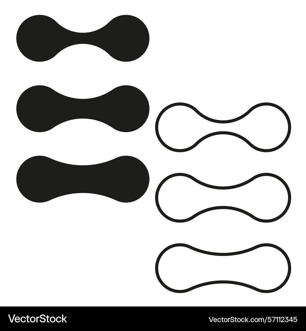 Wavy line icon curved form fluid shape layout Wavy line icon curved form fluid shape layout vector image