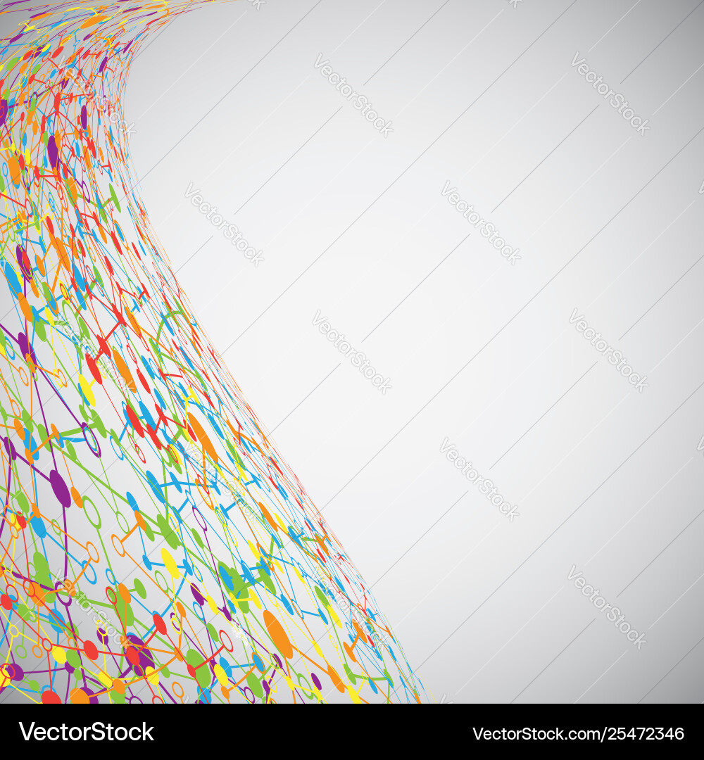 Abstract polygonal background with connected dots Abstract polygonal background with connected dots vector image