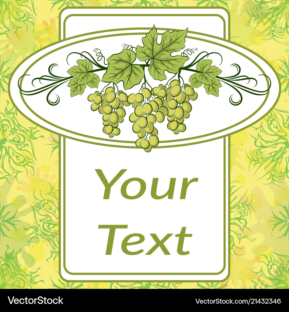 Background with grape Background with grape vector image