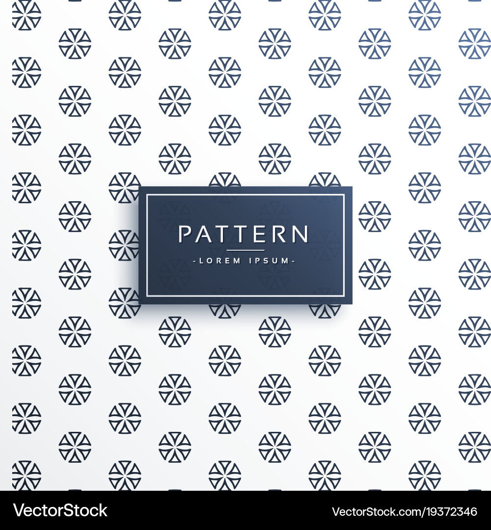 Geometric Triangle Pattern vector image