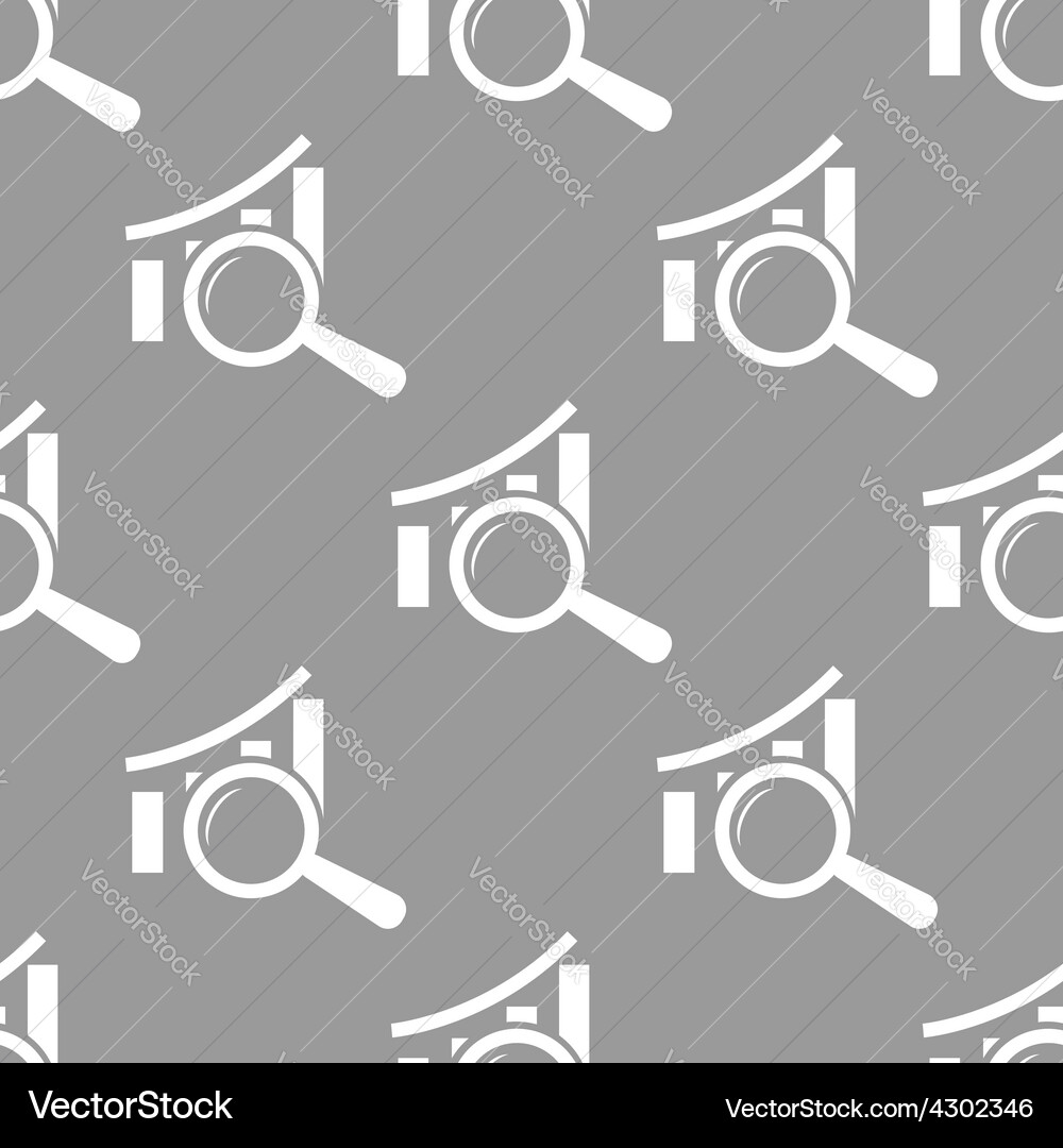 Graph scan seamless pattern vector image