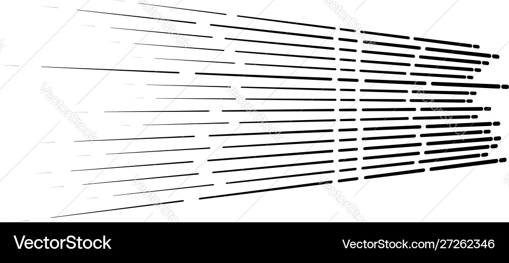 Random 3d dashed lines in perspective segmented Random 3d dashed lines in perspective segmented vector image