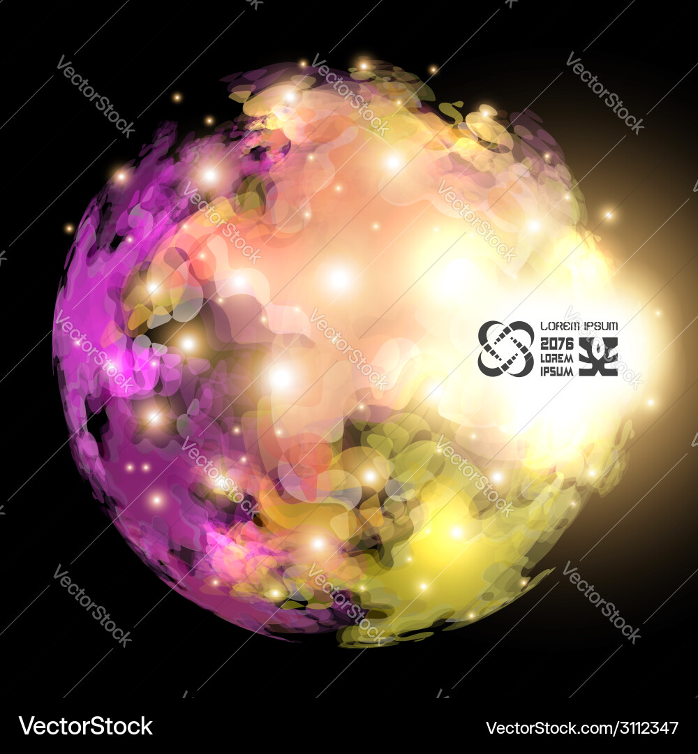 Abstract usable for different design vector image