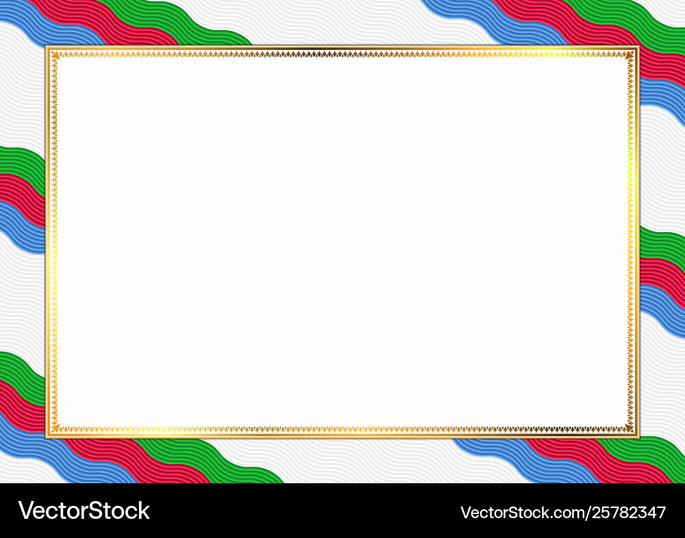Border made with eritrea national colors Border made with eritrea national colors Vector Image