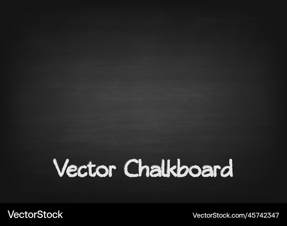 Dark Chalkboard Texture vector image