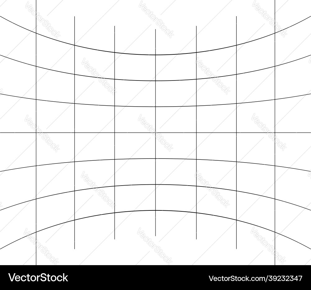 Distorted abstract geometric shape elements Vector Image