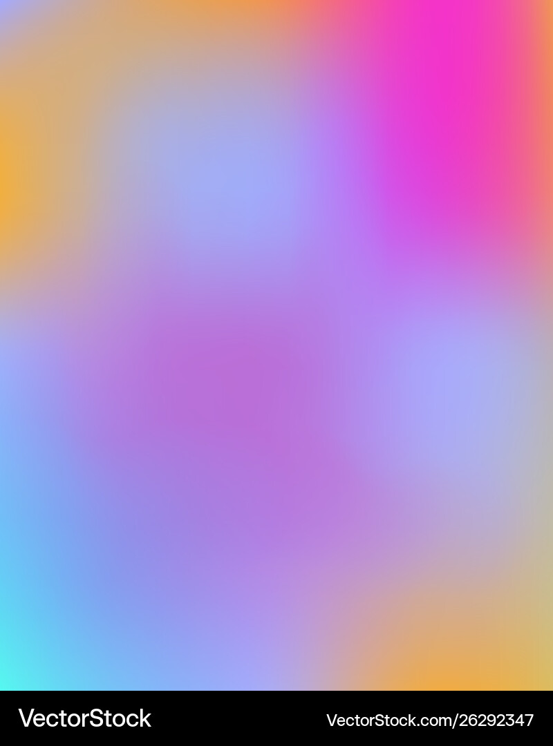 Gradient mesh painted in different colors vector image