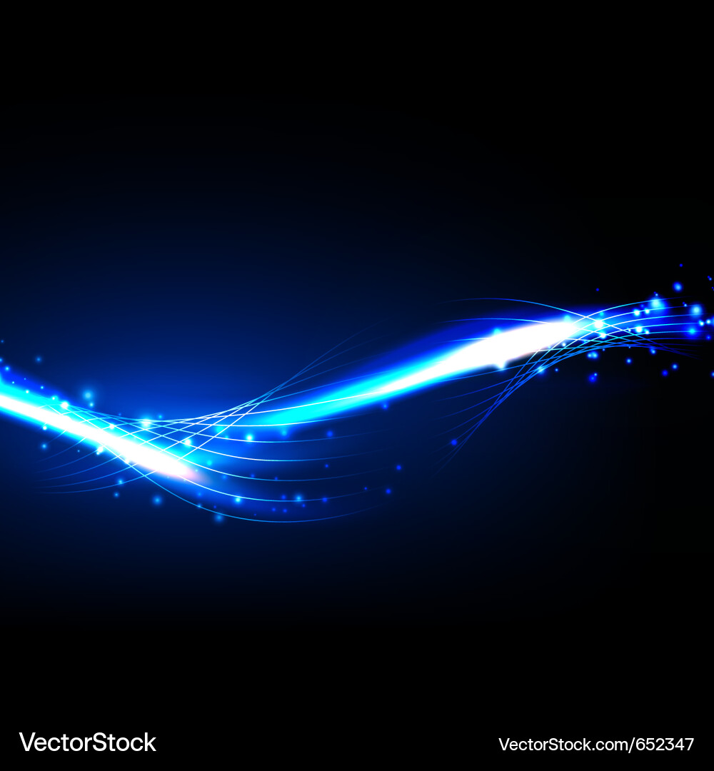 Neon Lights Abstract Background Vector Image