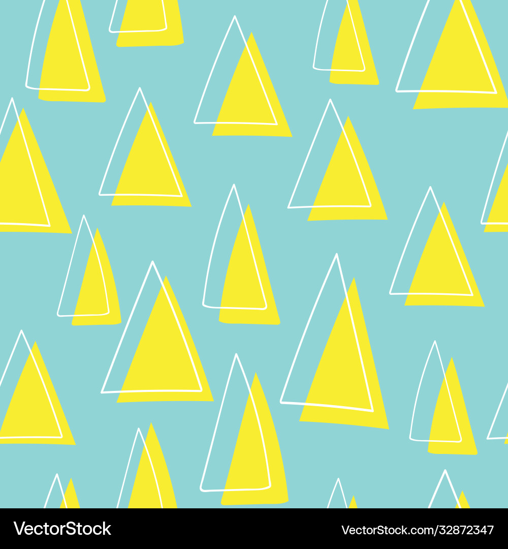 Triangle 3d seamless pattern background Triangle 3d seamless pattern background vector image