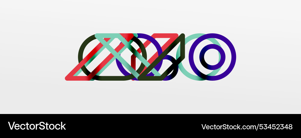 Abstract background - colorful circle lines Abstract background - colorful circle lines vector image