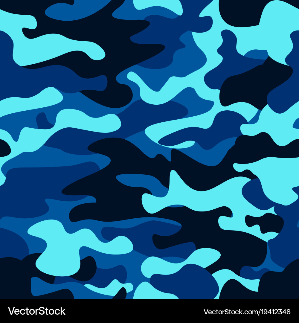 Army Camo Pattern Vector Image