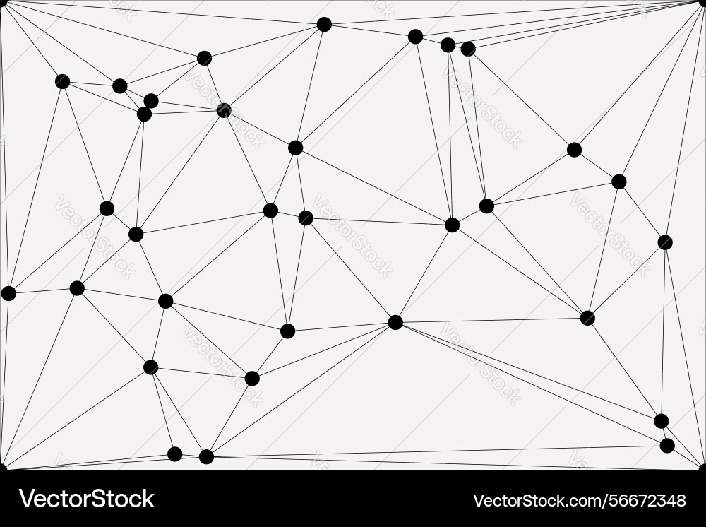 Global network connection background for banner vector image