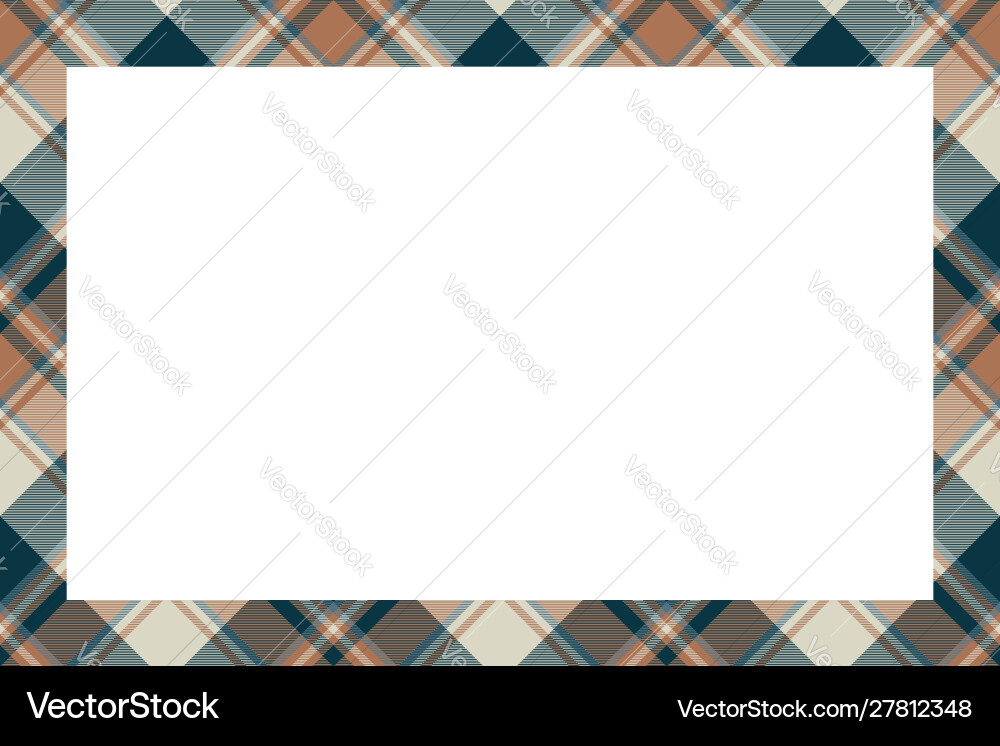 Rectangle borders and frames border pattern Vector Image