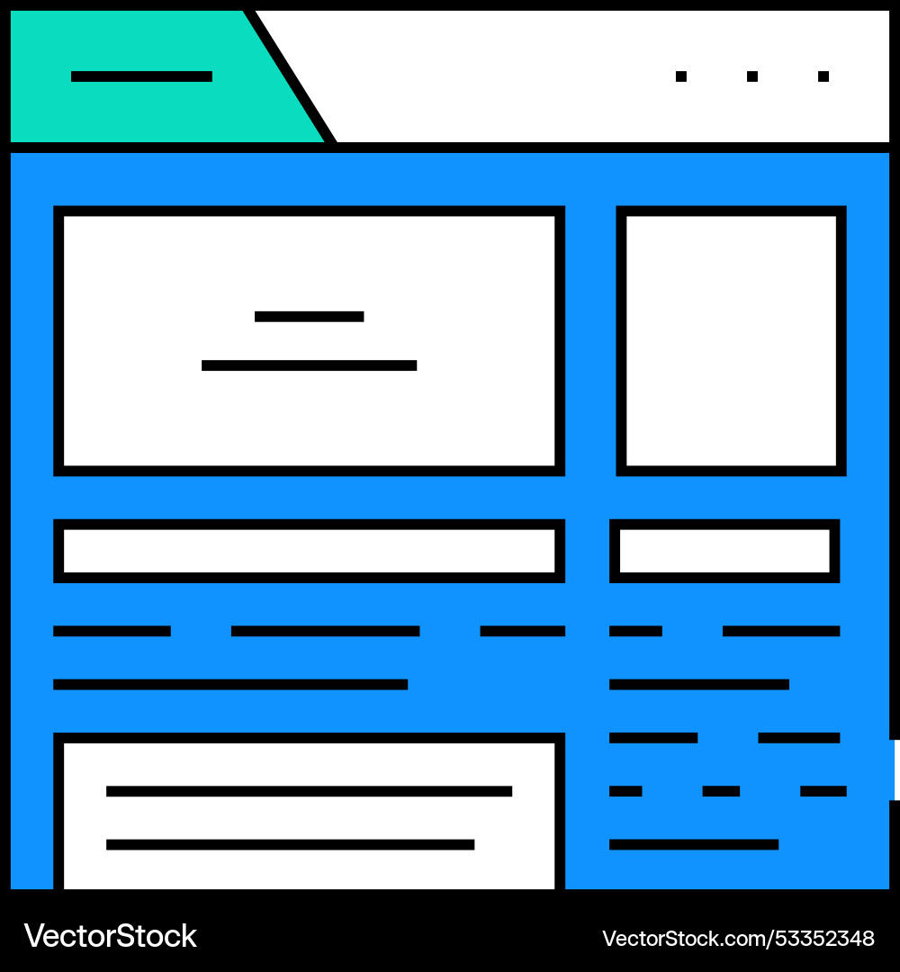 Rich snippets seo icon color vector image