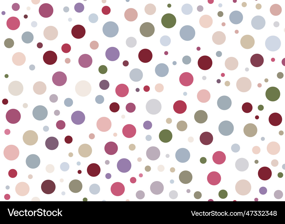Seamless pattern of multicolored circles template Seamless pattern of multicolored circles template vector image