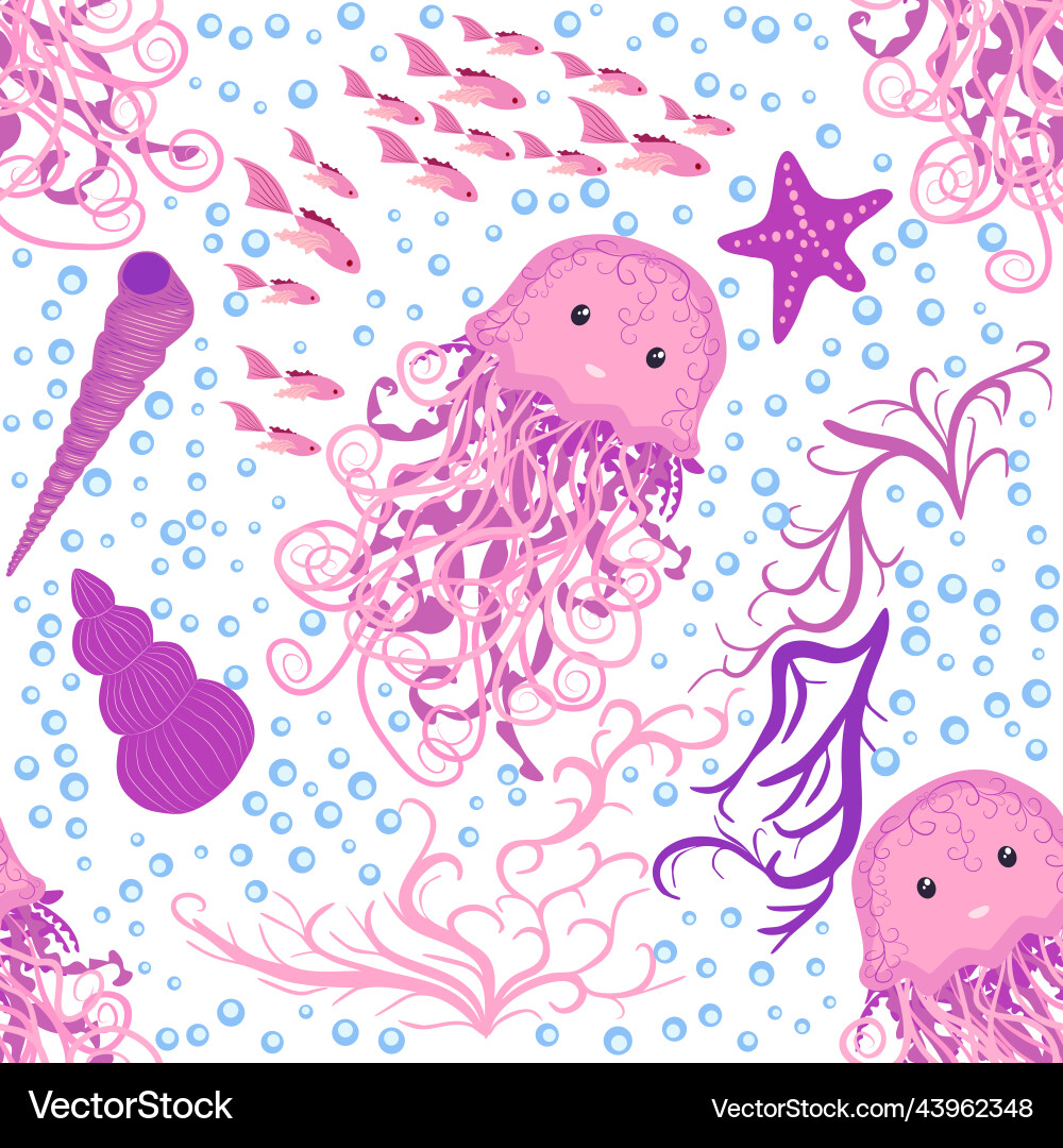 Seamless pattern with detailed transparent Seamless pattern with detailed transparent vector image
