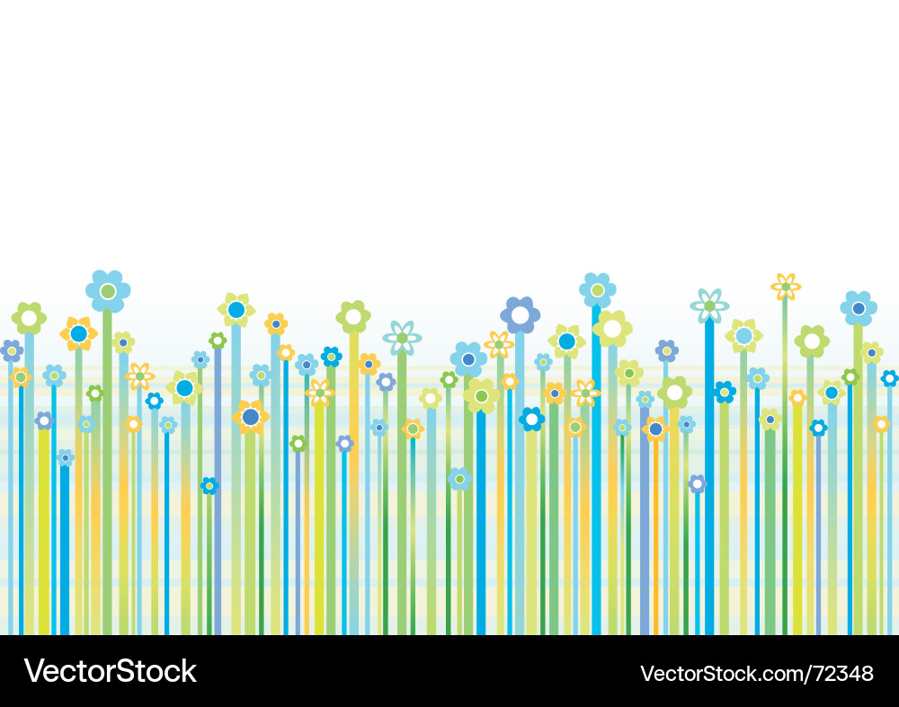 Spring background vector image