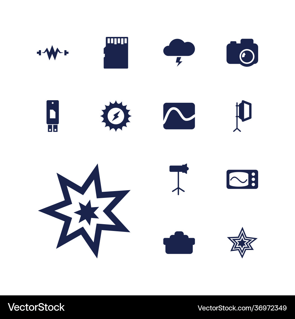 13 flash icons (36972349) – Free Vector | VectorStock