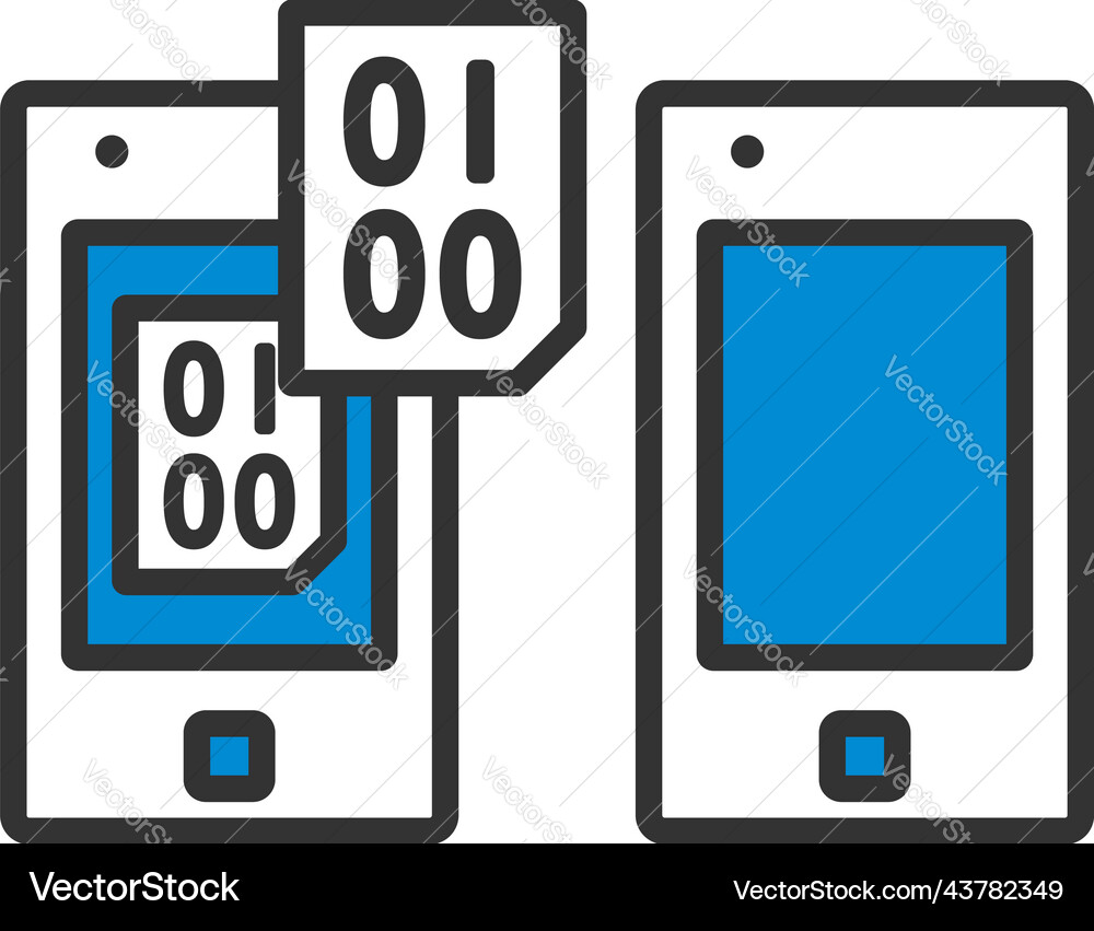 Exchanging data icon Exchanging data icon vector image