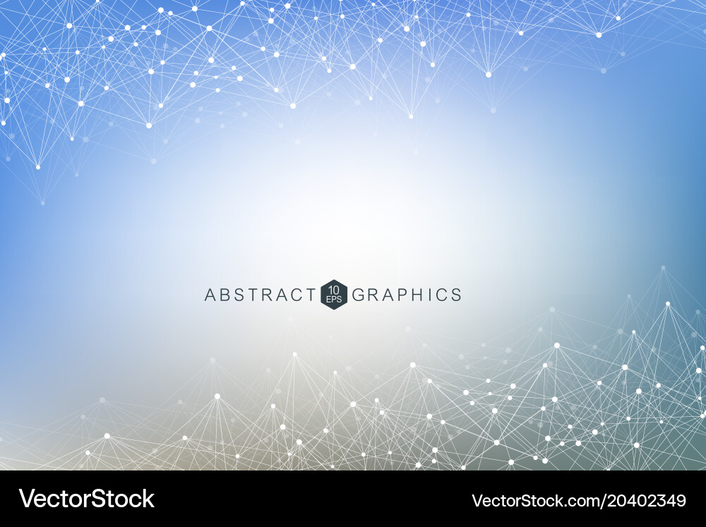 Geometric abstract background with connected line Geometric abstract background with connected line vector image
