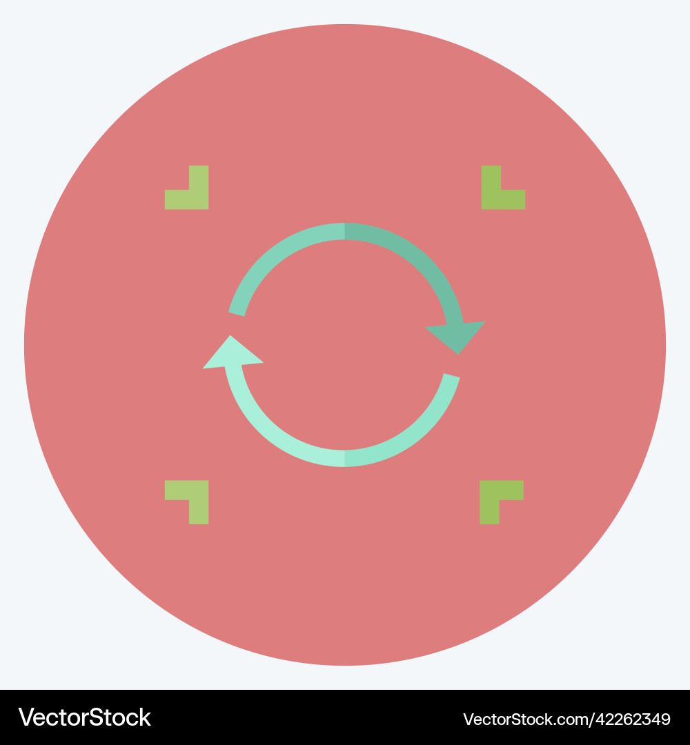 Icon data synchronization suitable Vector Image