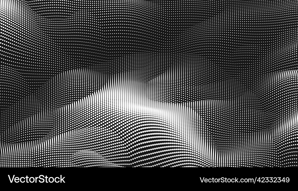 Point wave noise texture abstract dot background Vector Image