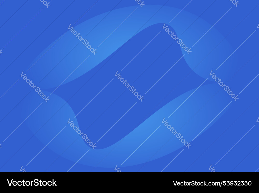 Abstract blue background gradient wavy curve shape Vector Image