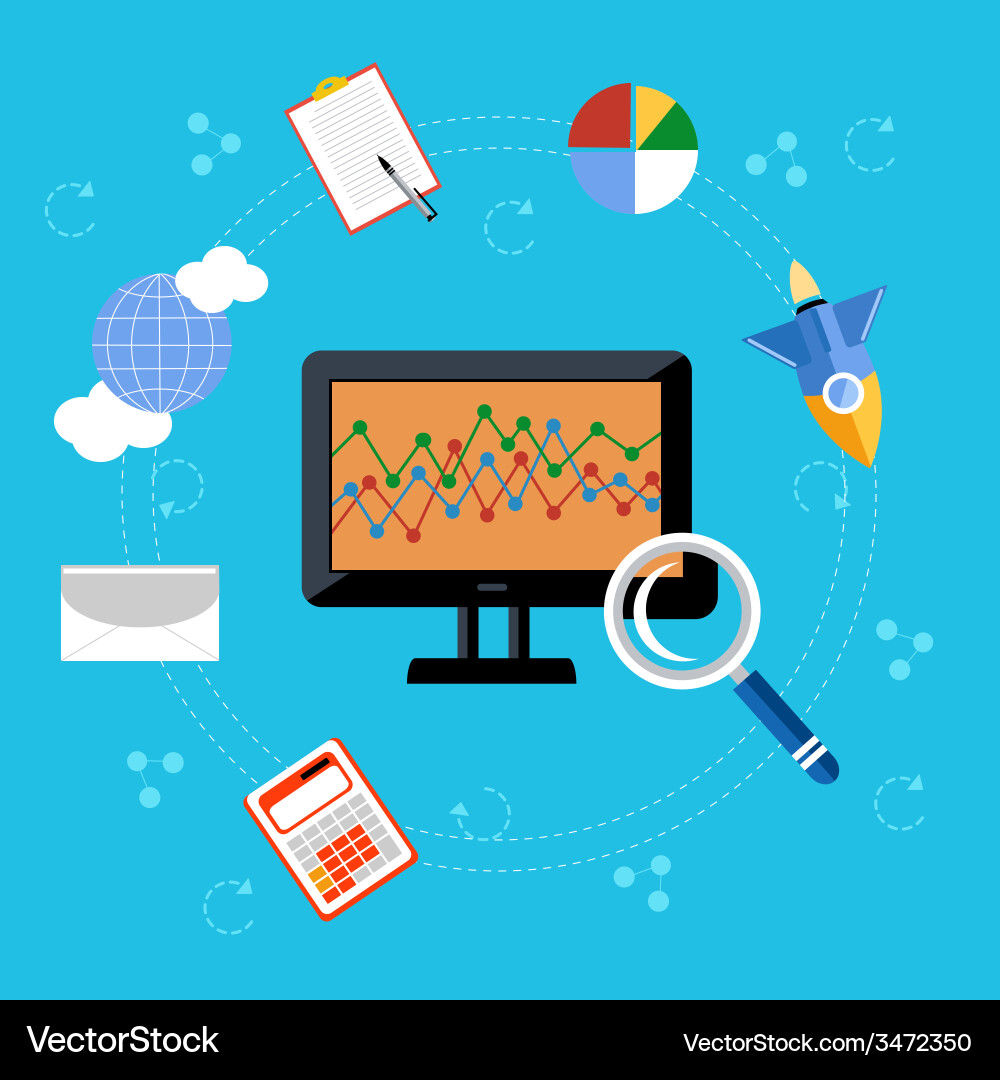 Analysis and searching vector image